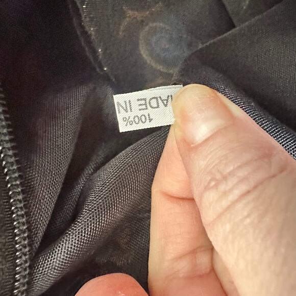 Embroidered 100% Cotton Thailand Boho Hand Bag Shoulder Bag Purse Zipper Pom Pom - Picture 10 of 10